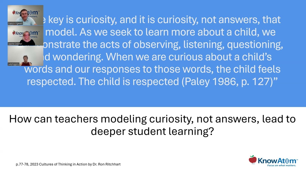 Students Learn Best When Known, Valued, and Respected by Both Adults and Peers: Mindset 4