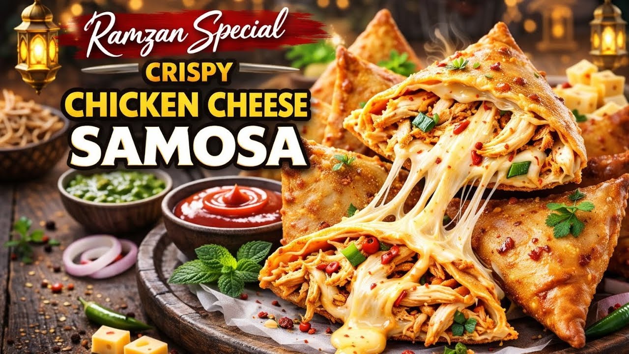 Iftar Special Crispy Chicken Samosa | Simple & Delicious Recipe #ramzanspecial #youtube #viralvideo 