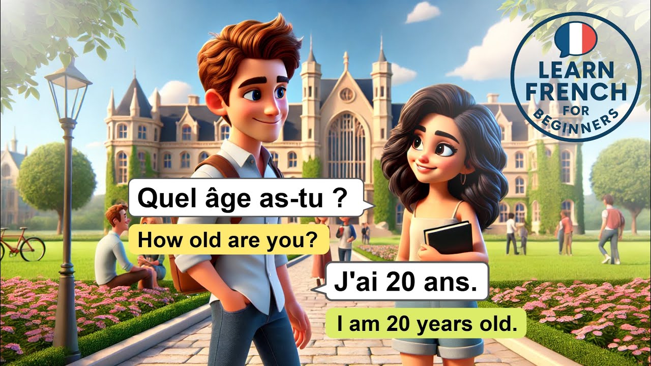 Learn French – Introduce Yourself (Beginner Conversation + Subtitles)
