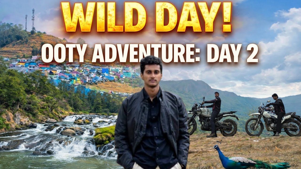 Ooty Day 2 Vlog | Pykaara Falls, Needle Rock & Jungle Ride