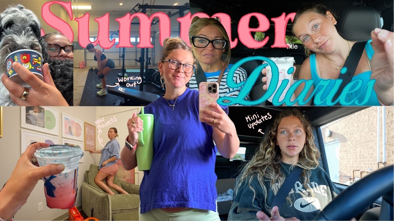 Summer Diaries ☀️ - Hosting, Mini updates, Shopping, and a lot of talking ⛱️✨