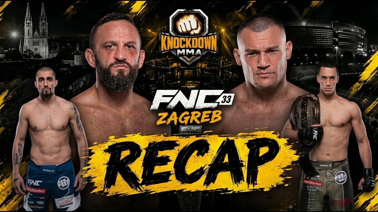 KNOCKDOWN #18 - FNC 33 ZAGREB - KRUNA KARIJERE DARKA STO&Scaron;IĆA