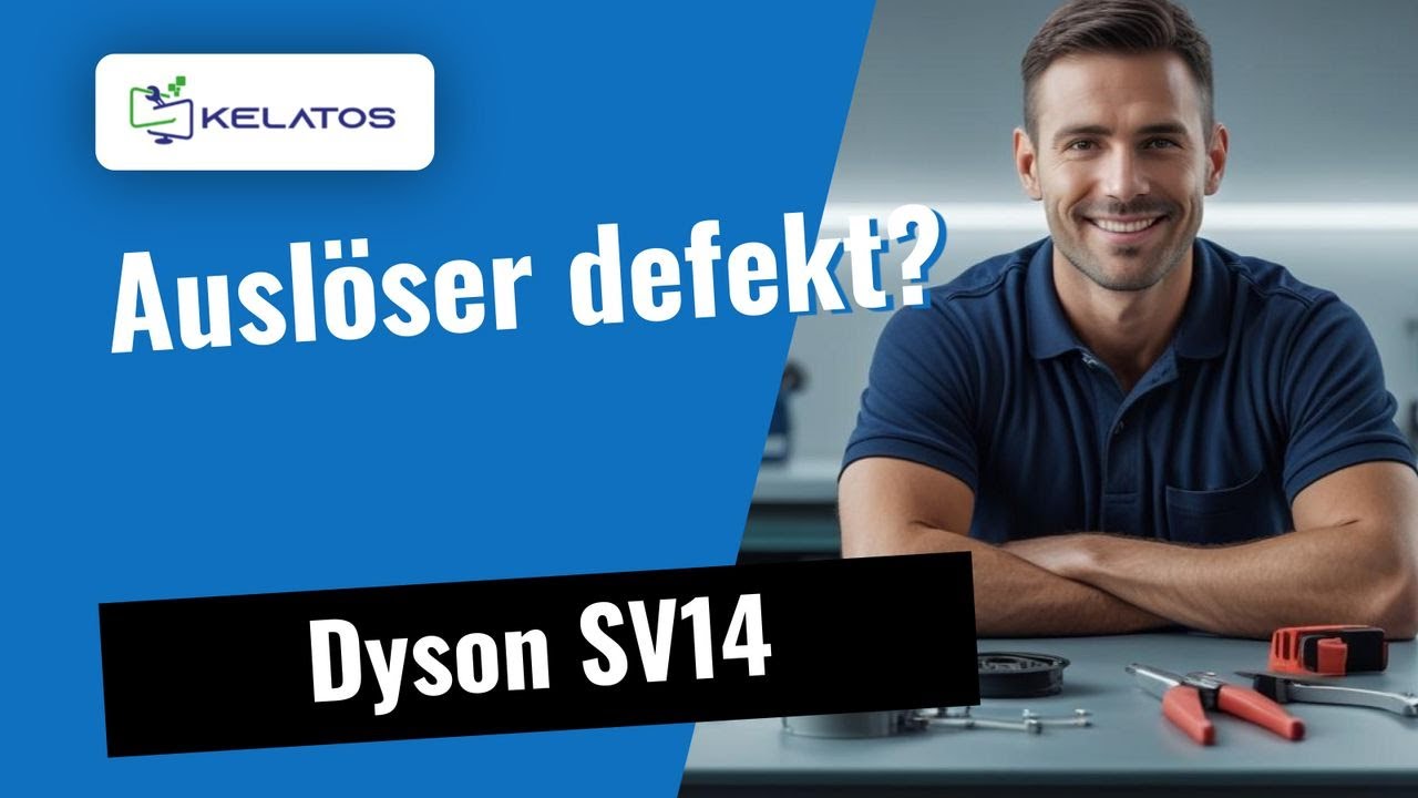 Defekter Auslöser beim Dyson SV14? So reparieren wir es 🔧