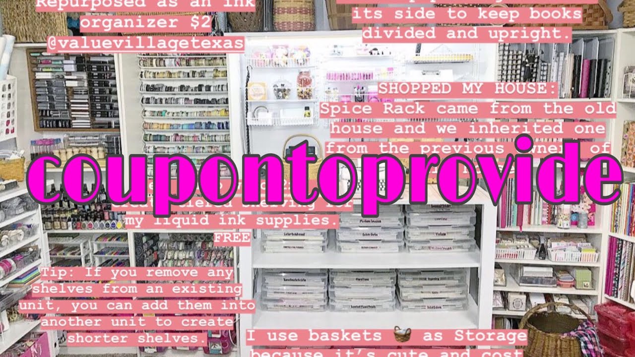Craft Room Tour 2019 | Part 1 | Affordable Storage and Organization Solutions
