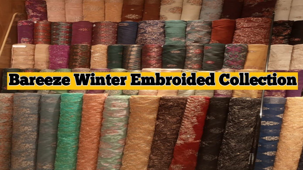 Bareeze New Winter Collection2024/Cambric khaadar,karandi & Embroided collection