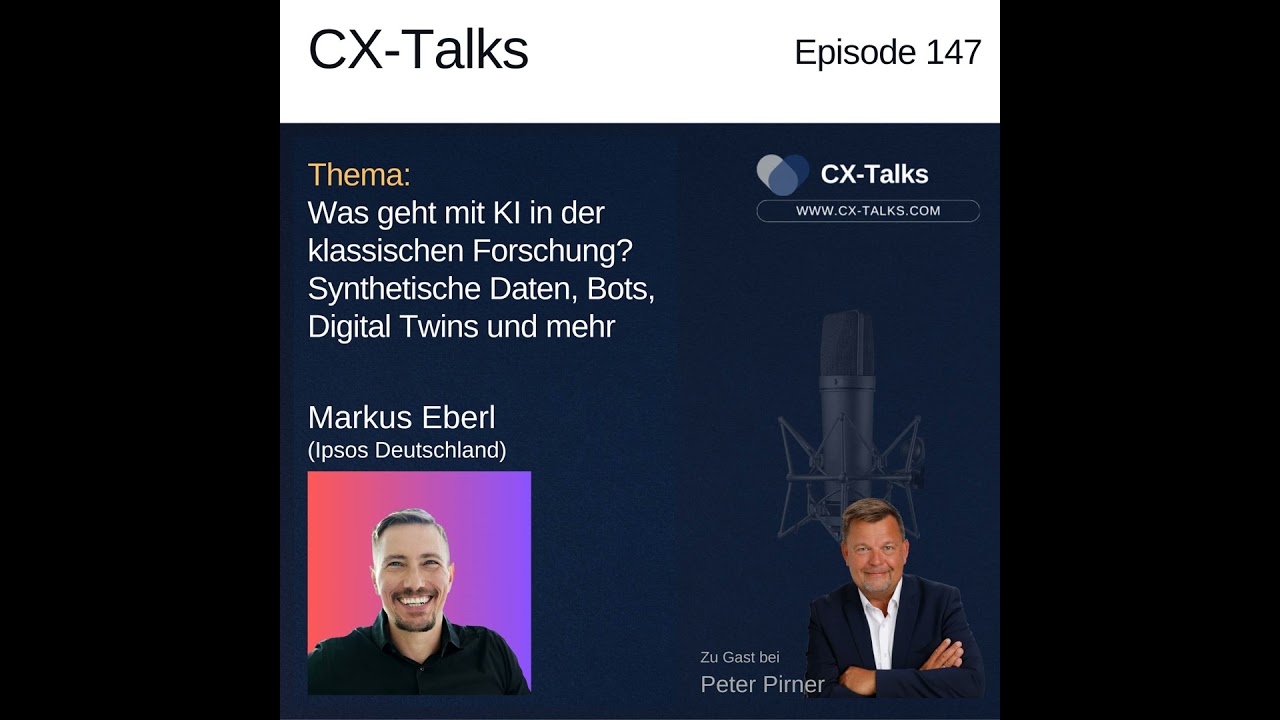 #147 Was geht mit KI in der klassischen Foschung? Synthetische Daten, Bots, Digital Twins und meh...