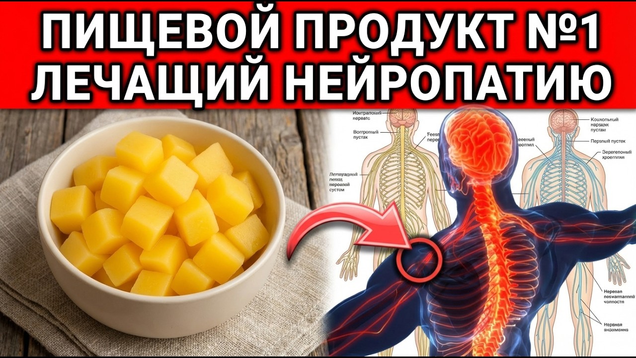 ПРОДУКТ №1, который ИСЦЕЛЯЕТ НЕЙРОПАТИЮ и ПОВРЕЖДЁННЫЕ НЕРВЫ