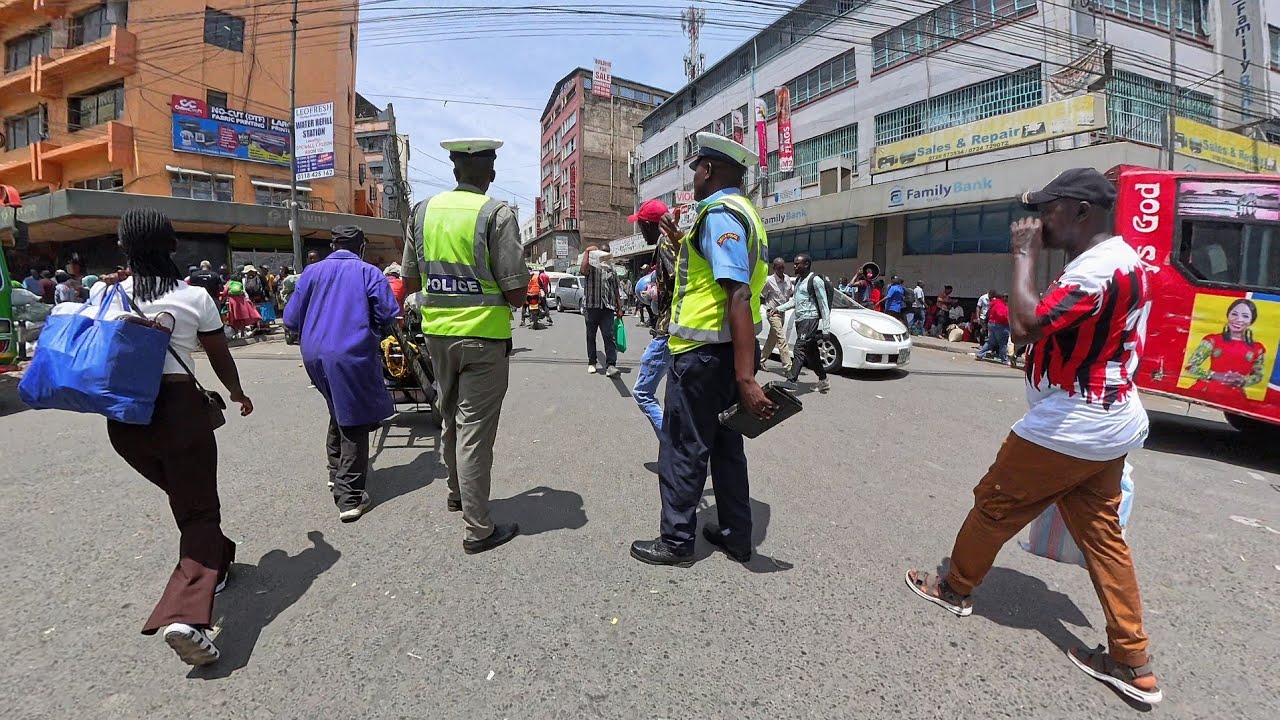 OTC to River Road Walk | Nairobi CBD in 4K Real Time - Nairobi Town Walkthrough