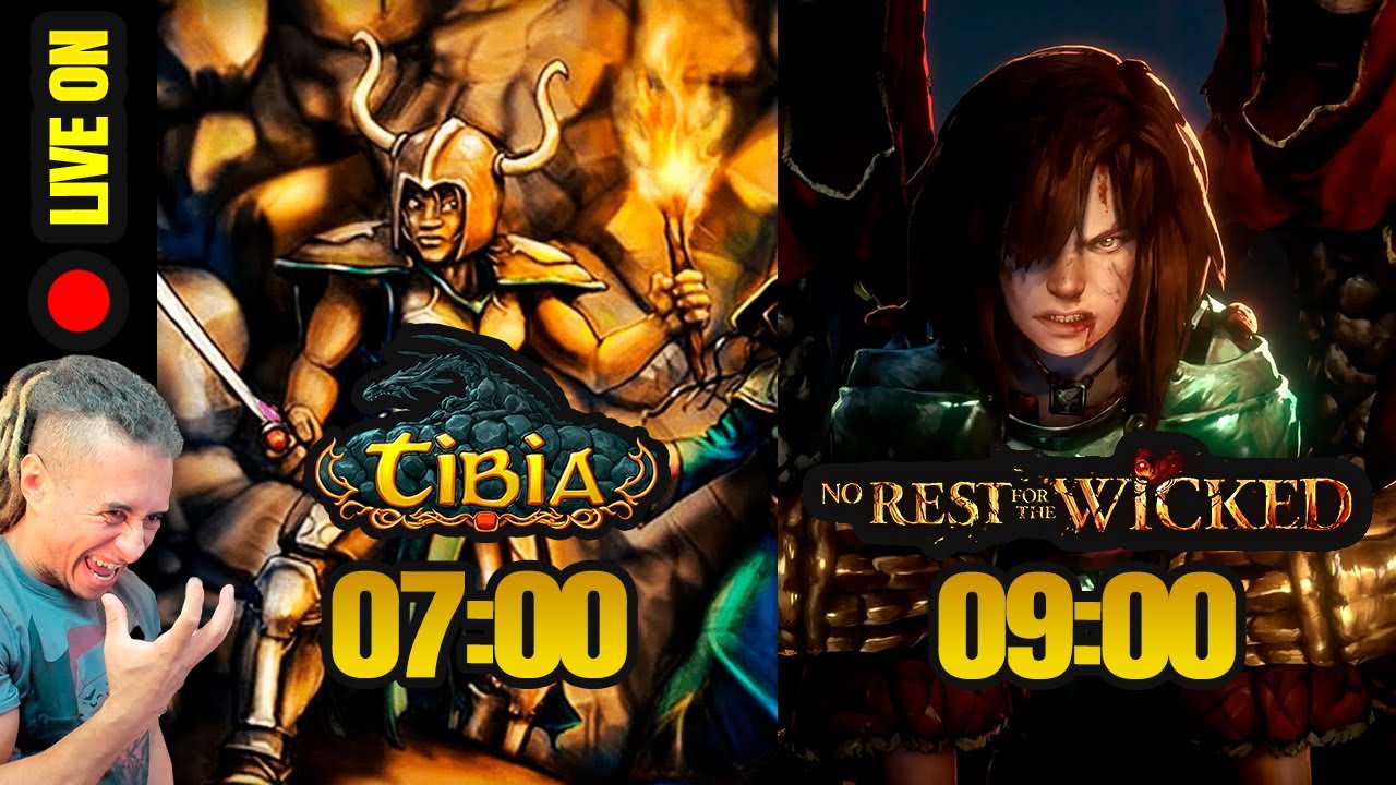 LIVE ON: TIBIA GLOBAL & NO REST FOR THE WICKED❗MU