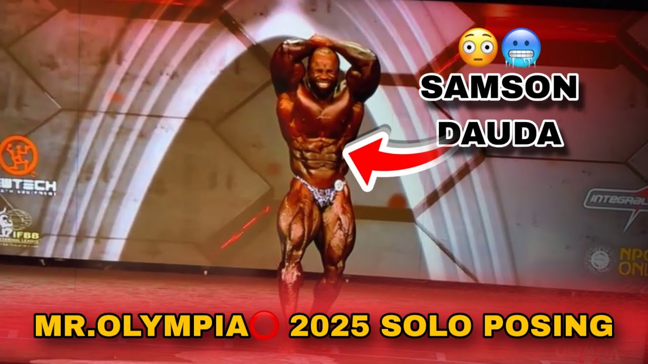 SAMSON DAUDA SOLO POSING VIDEO from MR.Olympia 2025⭕️