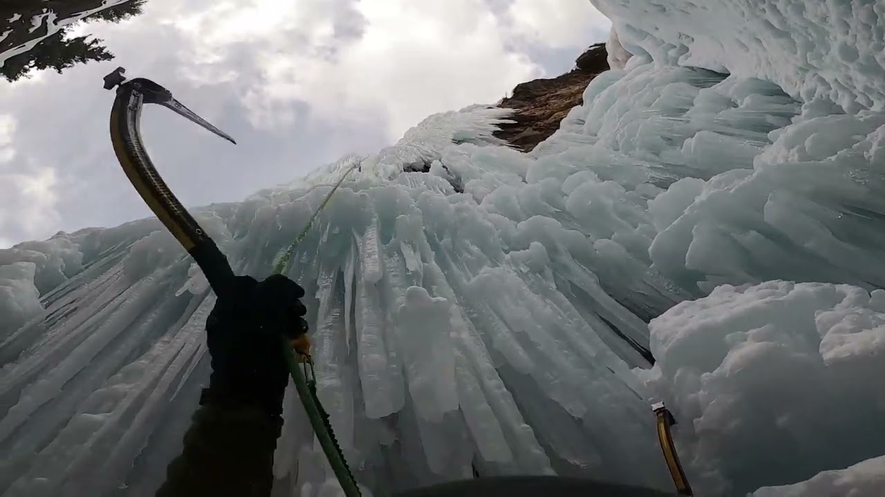 Ouray Colorado Ice climbing Between the Bridges 1/15/2024