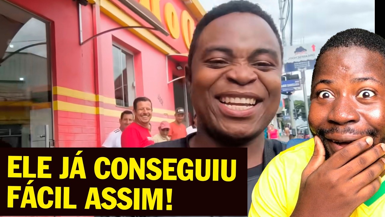 ELE NÃO FICOU NEM 10 DIAS E JÁ CONSEGUIU EMPREGO