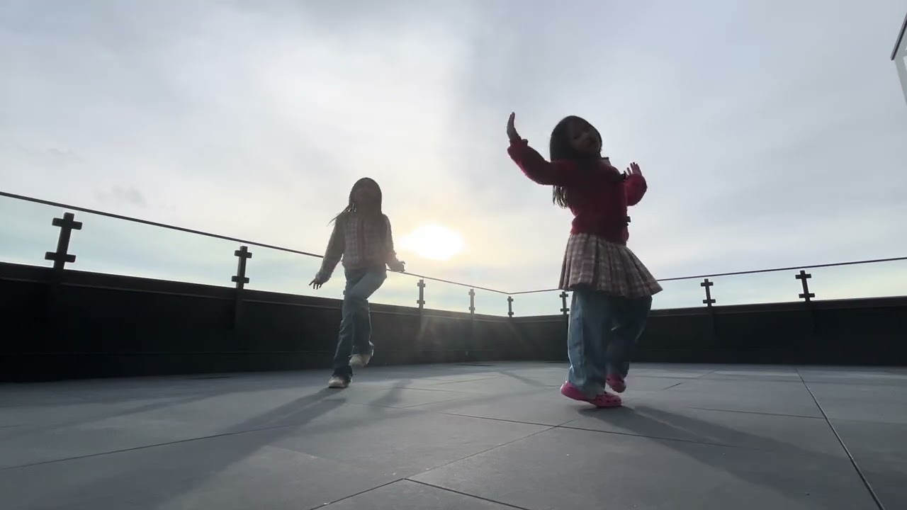 Camilla dancing with friend (As If It's Your Last - Blackpink)