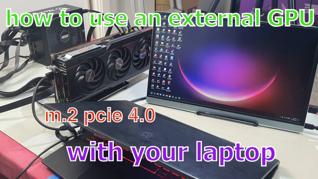 как настроить eGPU используйте внешнюю видеокарту с ноутбуком для игр