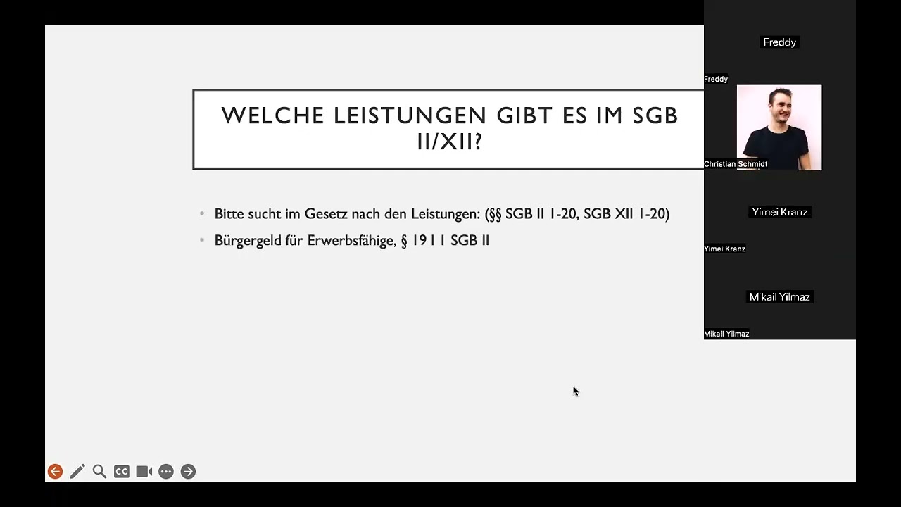 WS 23/24 Tutorium 1: Einf&uuml;hrung ins SGB II/XII und Familienrecht 1 (Teil 1/2)