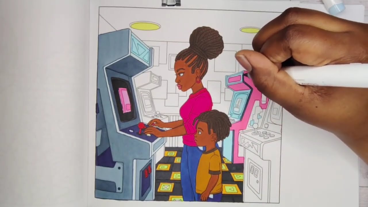 Color With Me/ A Fun Coloring page by 