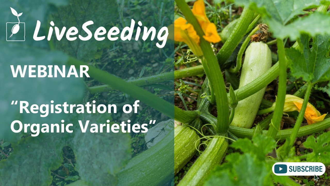Webinar: “Registration of Organic Varieties”