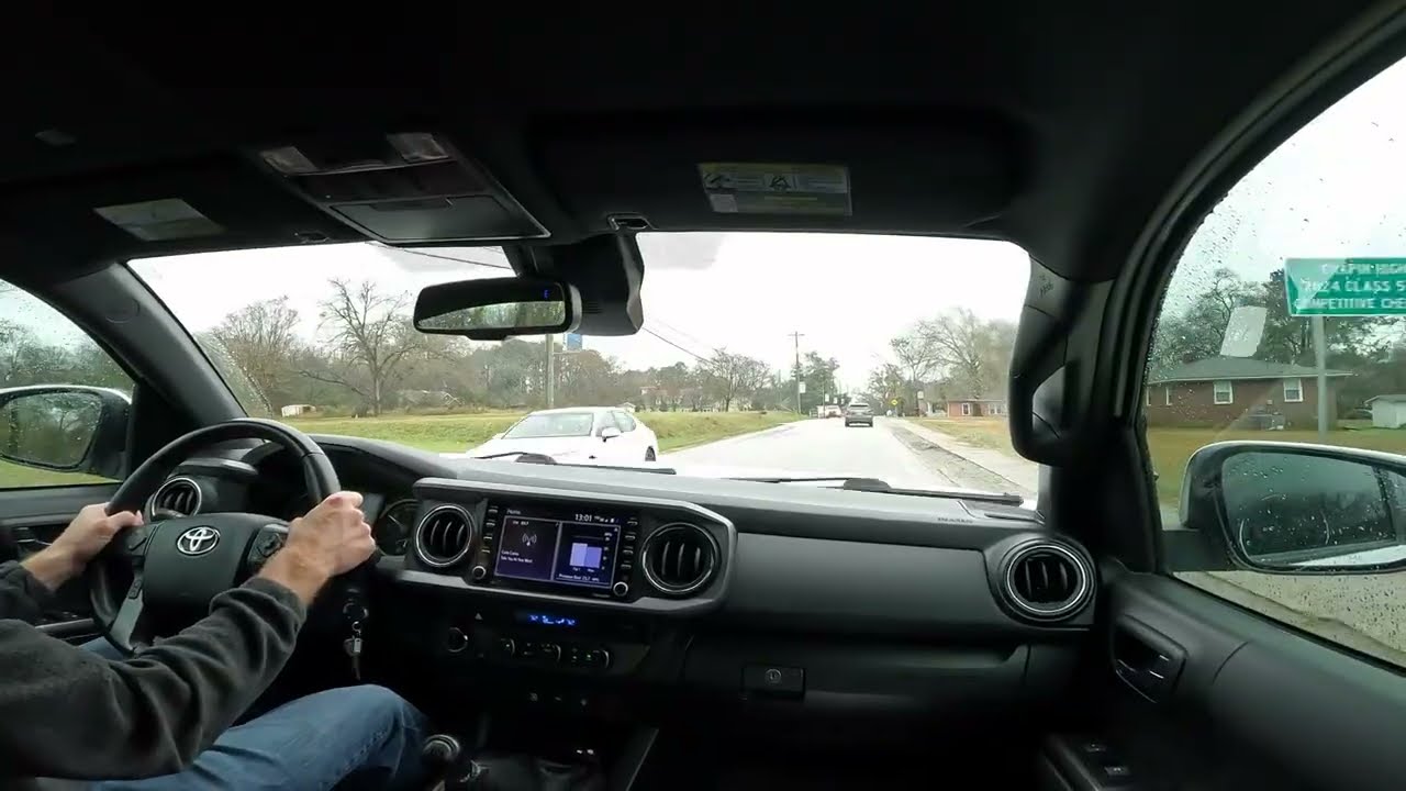 Toyota Tacoma | Manual Transmission | Rainy Fall Drive