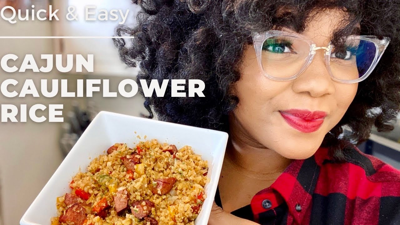 COOKING w/ CHELLE | Cajun Cauliflower Rice (easy)