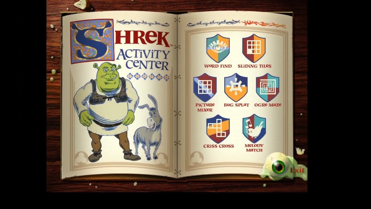 The Full Game of Shrek Game Land Activity Center: No Commentary