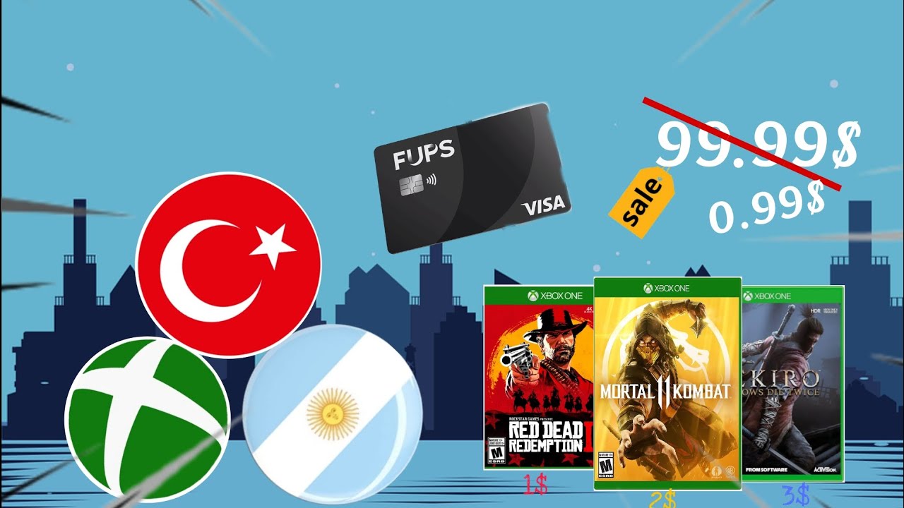 NEW! how To get XBOX games for cheap 💰💰 FOR PC/XBOX | fups card | tr/arg method  🇹🇷 🇦🇷 | PT1 (2024)