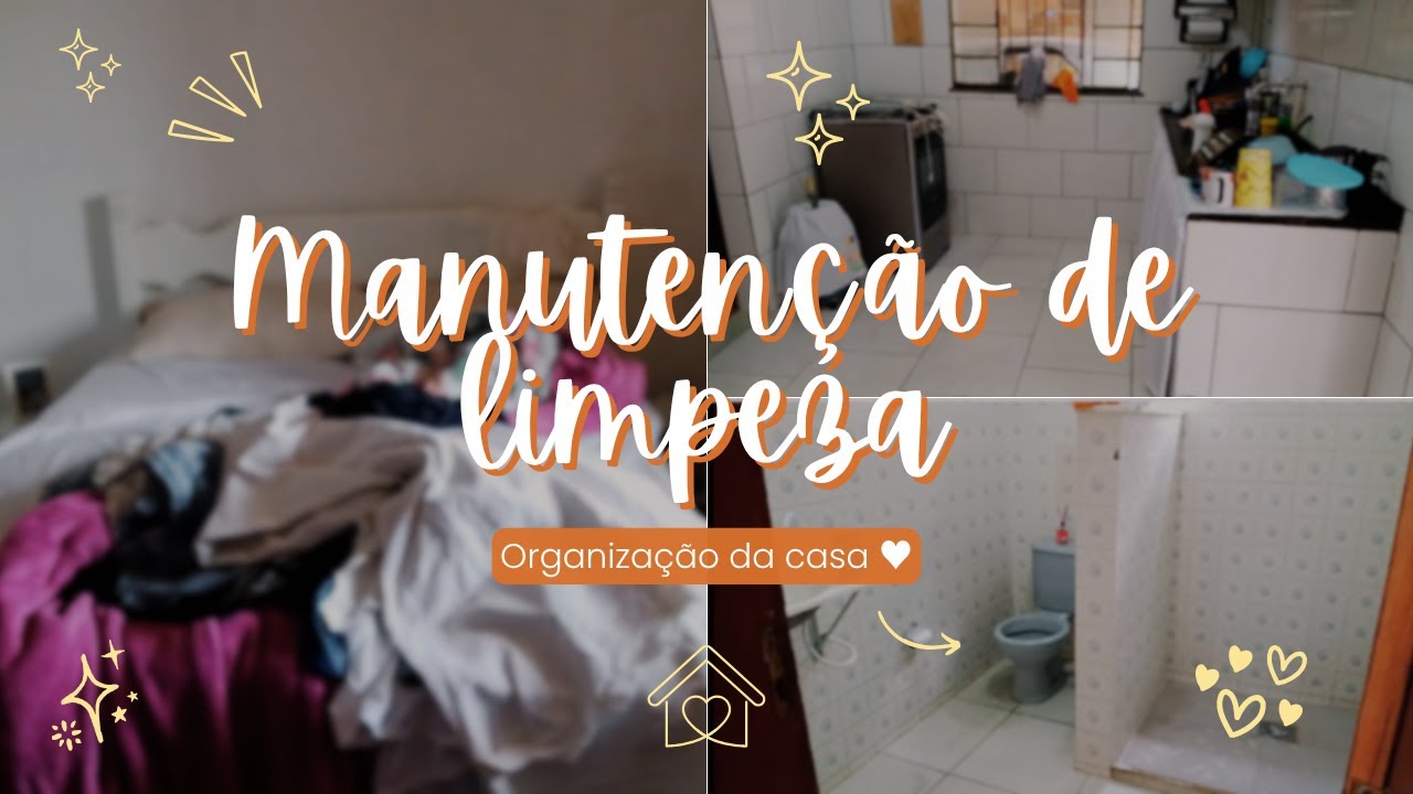 Minha Rotina de manutenção e Limpeza da casa! 🧽🏠