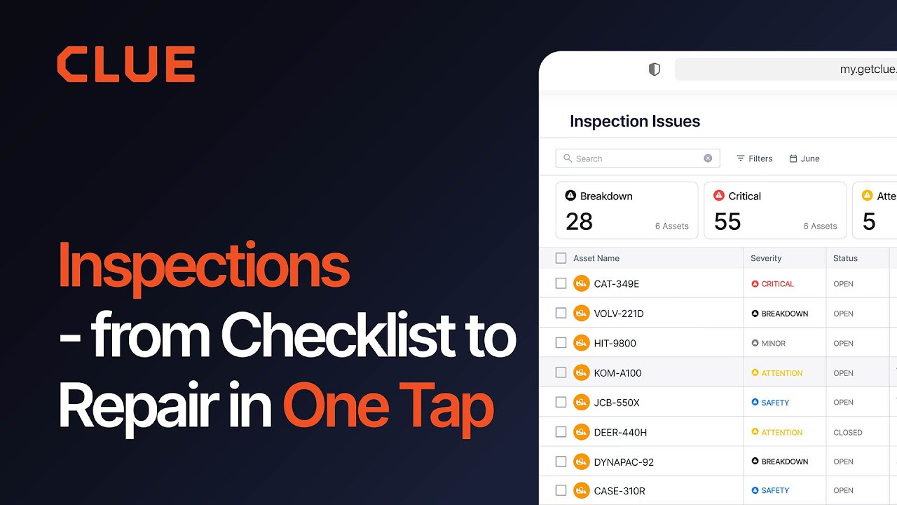 Inspections - From Checklist to Repair in One Tap