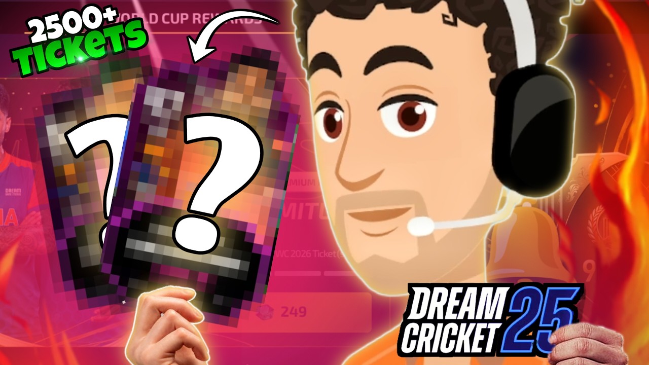 Will I Get MY DREAM Players Spending 2500+ Tickets in Dream Cricket 25
