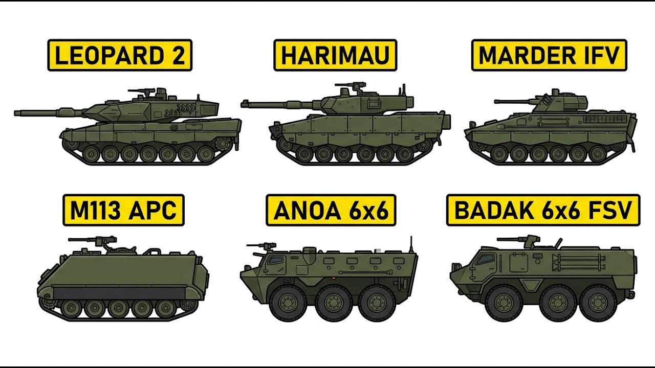 Semua Tank dan Ranpur Utama TNI AD Dijelaskan dalam 8 menit #TNIAD #Alutsista #tankindonesia