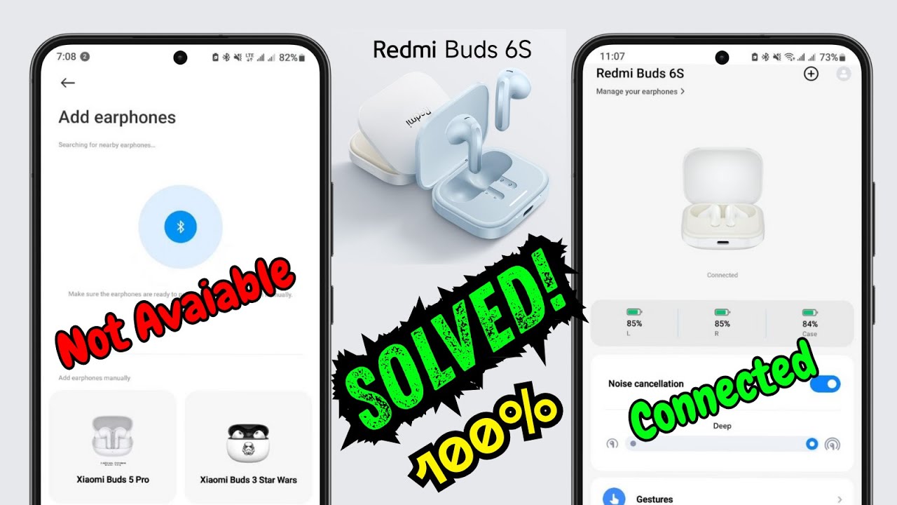 How to Connect Redmi Buds 6s to Xiaomi Earbuds App (2025)
