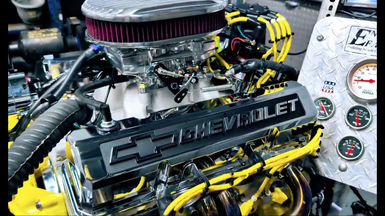 Holley Sniper 2 Fuel injected 383 Chevy/500Hp Sounds great 👍#musclecarengines 