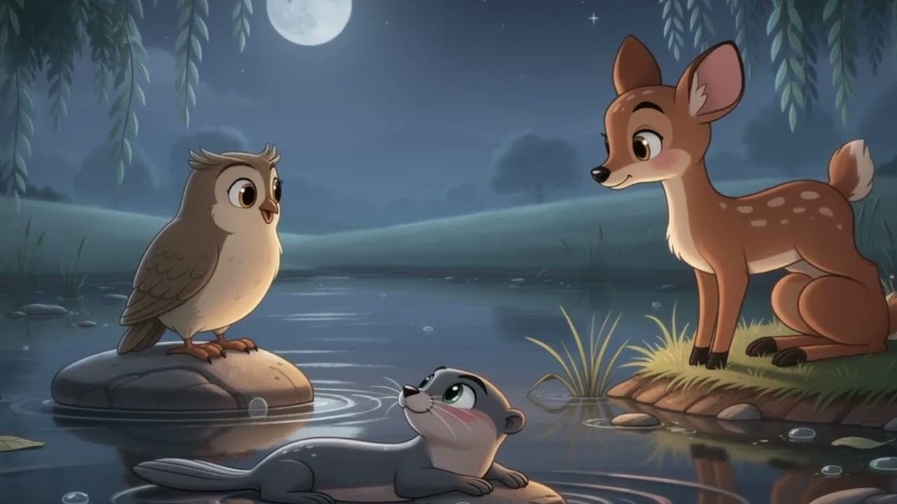 The Owl, the Otter, and the Deer