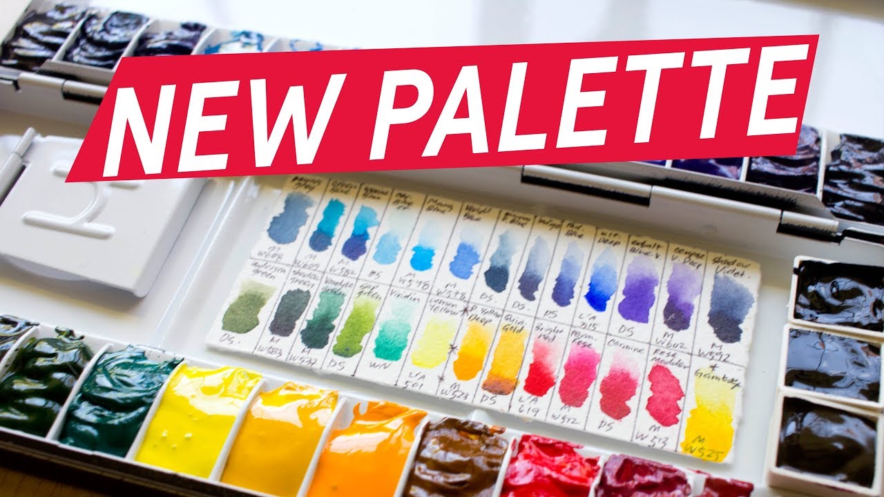 A New Palette ( Color Chart, Set-up, Painting supplies)
