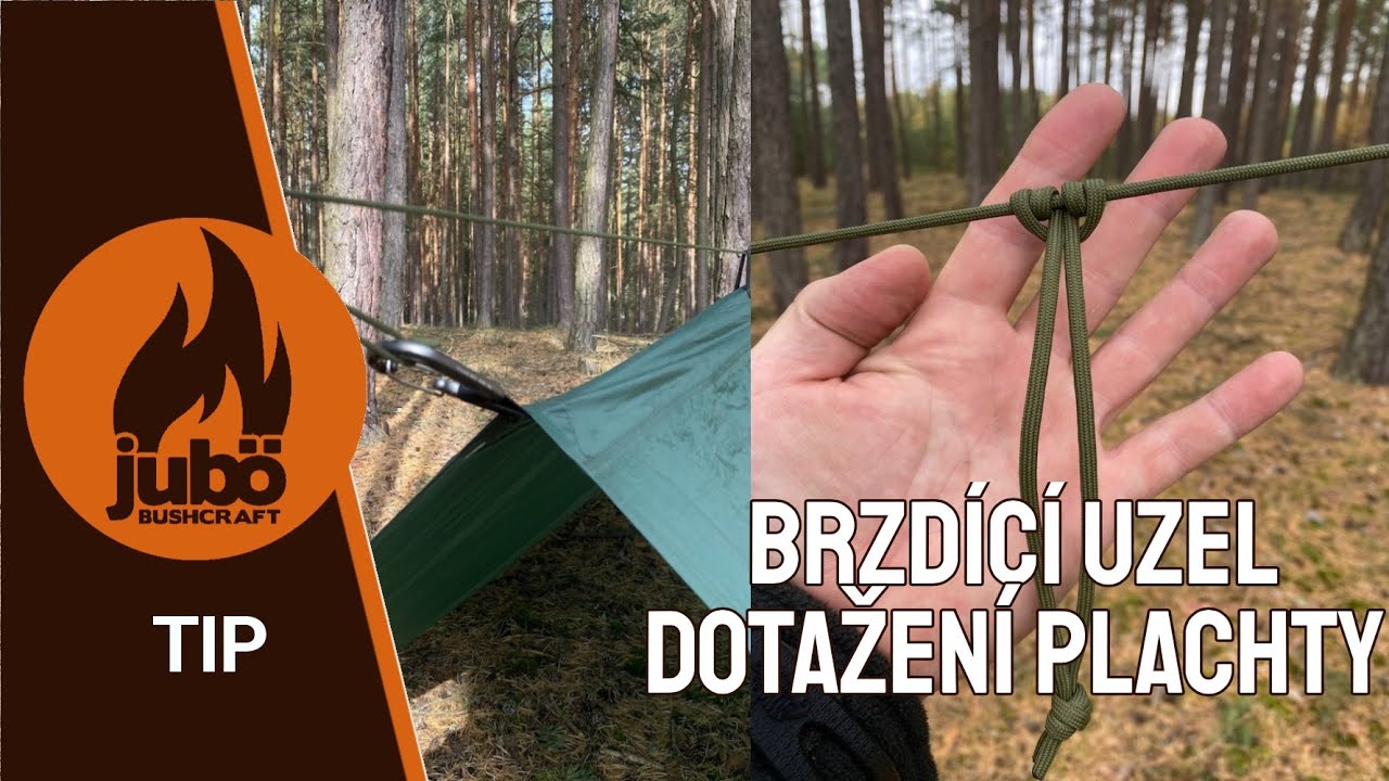 TIP : Brzdící uzel - dotahování lan na plachtě