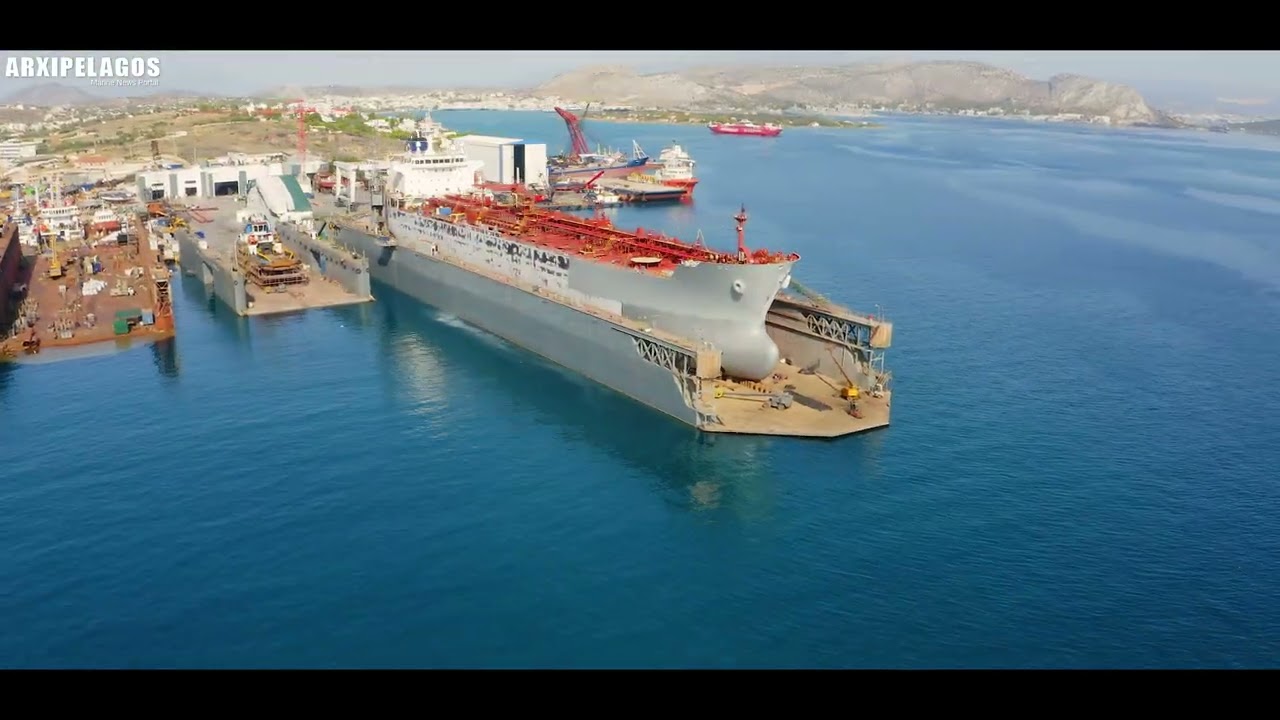 'MILOU' (Oil/Chemical Tanker) Ολοκληρωμένη διαδικασία δεξαμενισμού - #drydock #drydocking #tanker