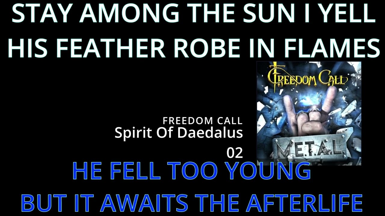 FREEDOM CALL Spirit Of Daedalus with Lyrics Official Video METAL 2019