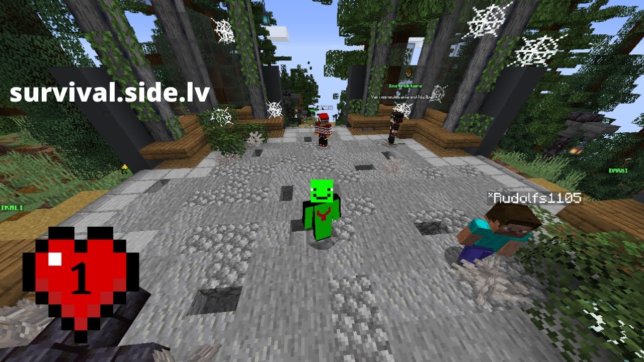 Side Survival | konkurss!!! 1.EP | Minecraft Latviski