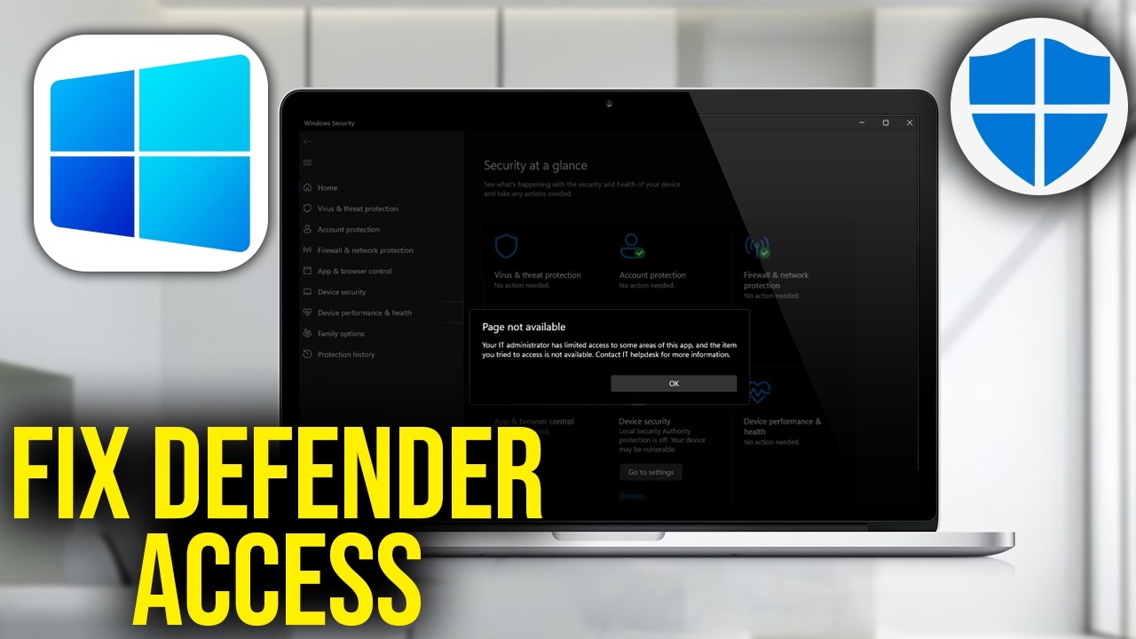 How To Fix Page Not Available Your IT Administrator has Limited Access to Some Areas of this App