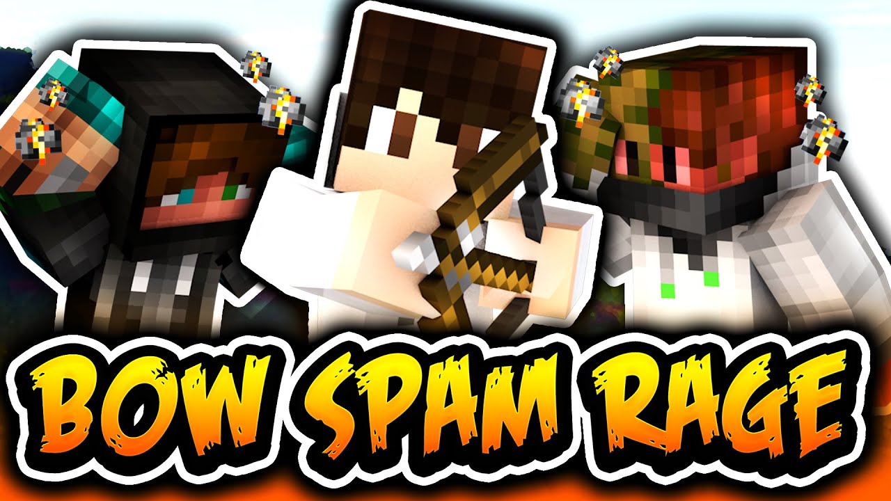 BOW SPAM RAGE! (Minecraft Badlion FFA)