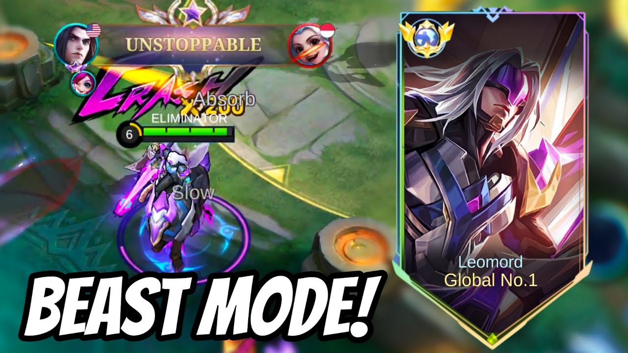 TURN INTO BEAST WITH THIS LEOMORD BEST BUILD AND EMBLEM 2024!! (please try)