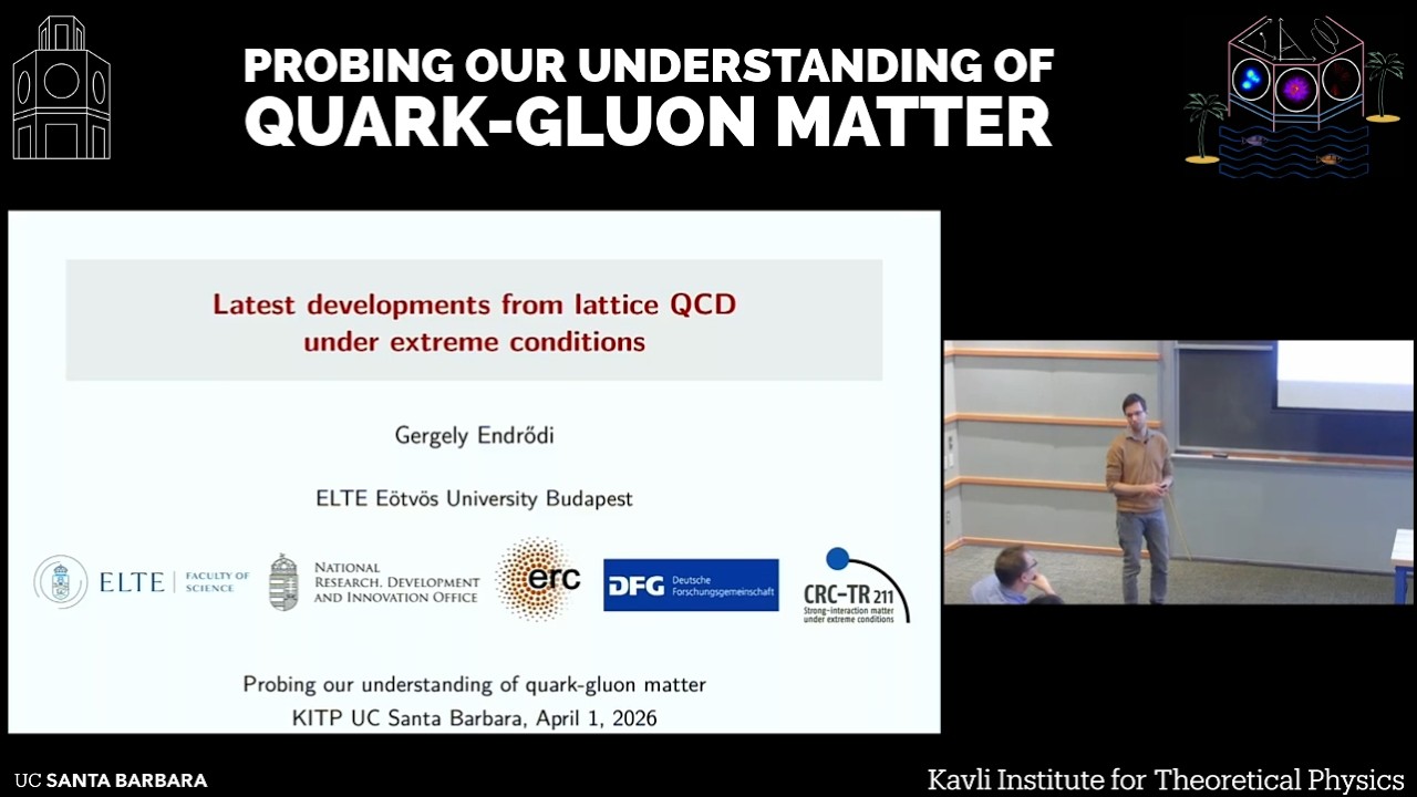Latest developments from lattice QCD under extreme conditions | Gergely Endrodi (Eotvos Univ.)
