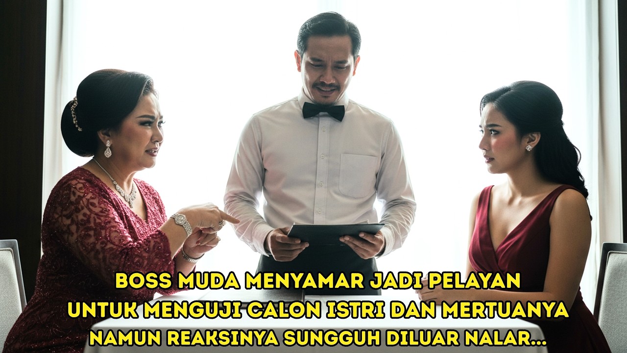 BOSS MUDA NYAMAR JADI PELAYAN UNTUK MENGUJI CALON ISTRI DAN IBU MERTUA - TAPI MALAH DI HINA MISKIN