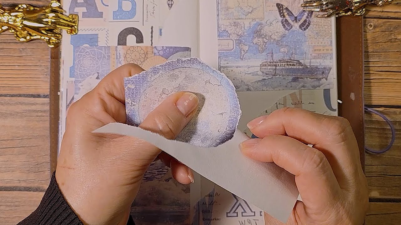 다꾸 ASMR｜Earth｜ collage ｜Scrapbooking｜Art Journaling ｜コラージュ ｜