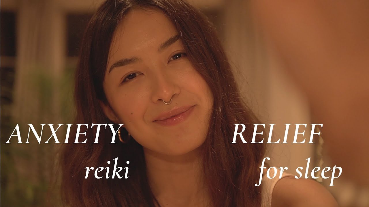 ASMR Reiki for Anxiety | Hand Movements, Energy Pulling and Plucking, Body Scan, Hypnosis for Sleep