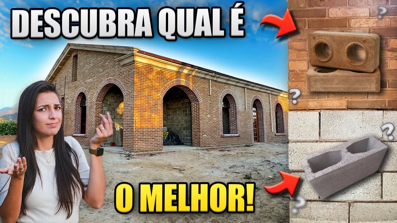 TOUR Casa de Tijolo Ecol&oacute;gico COM Bloco de Concreto (+ pre&ccedil;os)