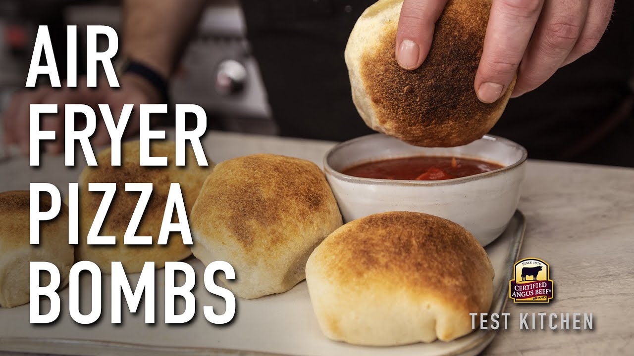 Air Fryer Pizza Bombs Recipe
