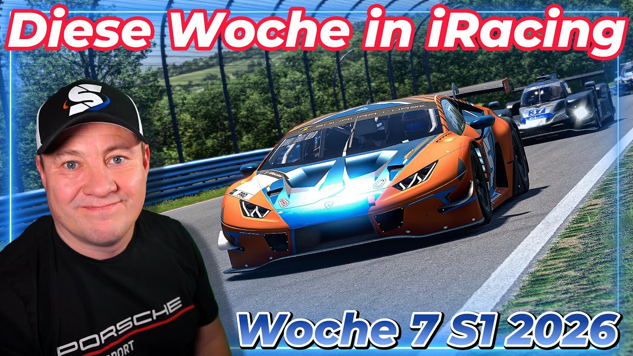 Vorschau auf die kommende iRacing-Woche – Woche 7 | Season 1 2026