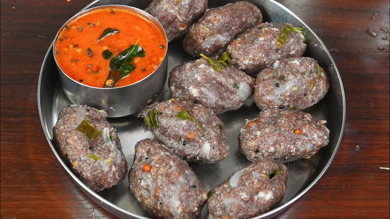 ராகி கார கொழுக்கட்டையும், தக்காளி கார சட்னியும் இப்படி செய்து குடுங்க ! Ragi kara kollukattai 