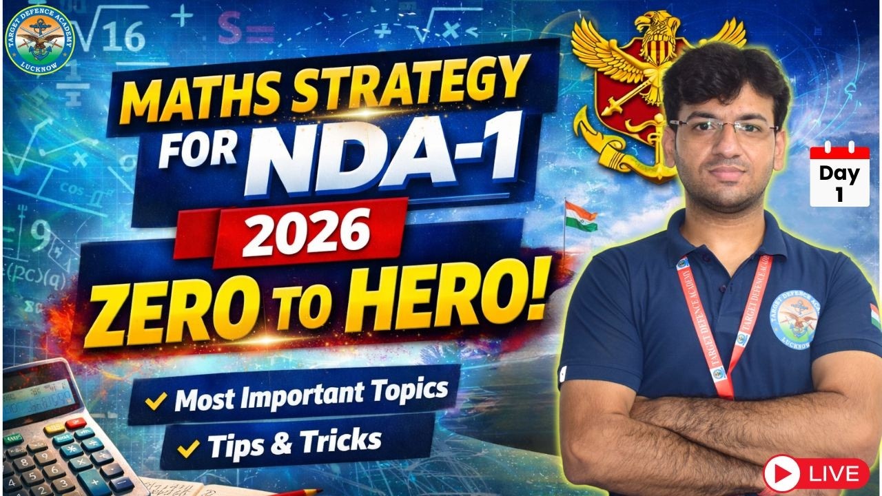 NDA 1 2026 Live Classes 🔥 NDA Maths in One Shot | Complete Coordinate Geometry 🔥NDA 2026 Live Class