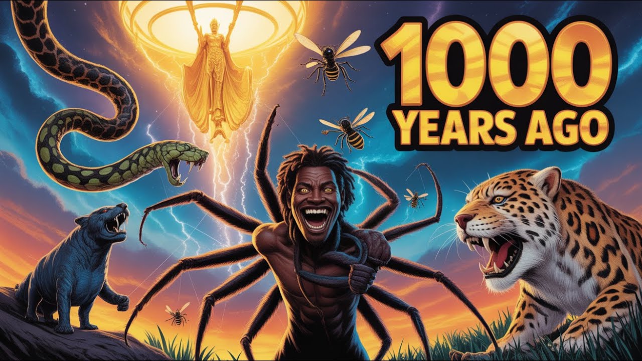 Kwaku Ananse [1000 years ago] | How the Spider Tricked the Sky-God for Wisdom